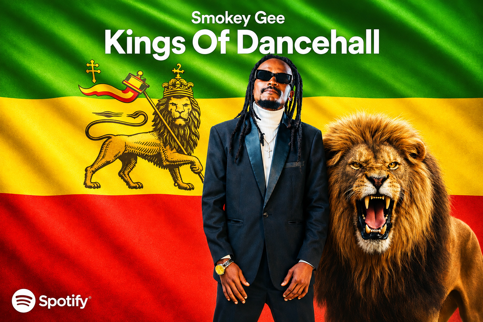 Reggae Dancehall playlist cover by Smokey Gee — Kings Of Dancehall